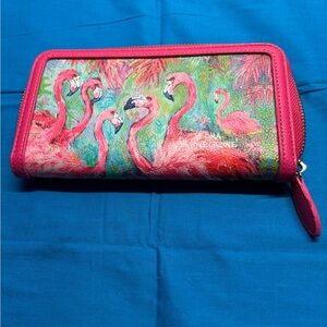 Leoma Lovegrove flamingo Print Wallet